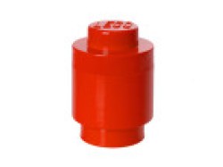 Storage Brick 1 Knob Round (Red)